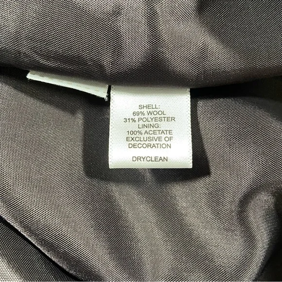 LOFT Wool Blend Brown Lined Pencil Skirt - Women’s 14 - Picture 9 of 10